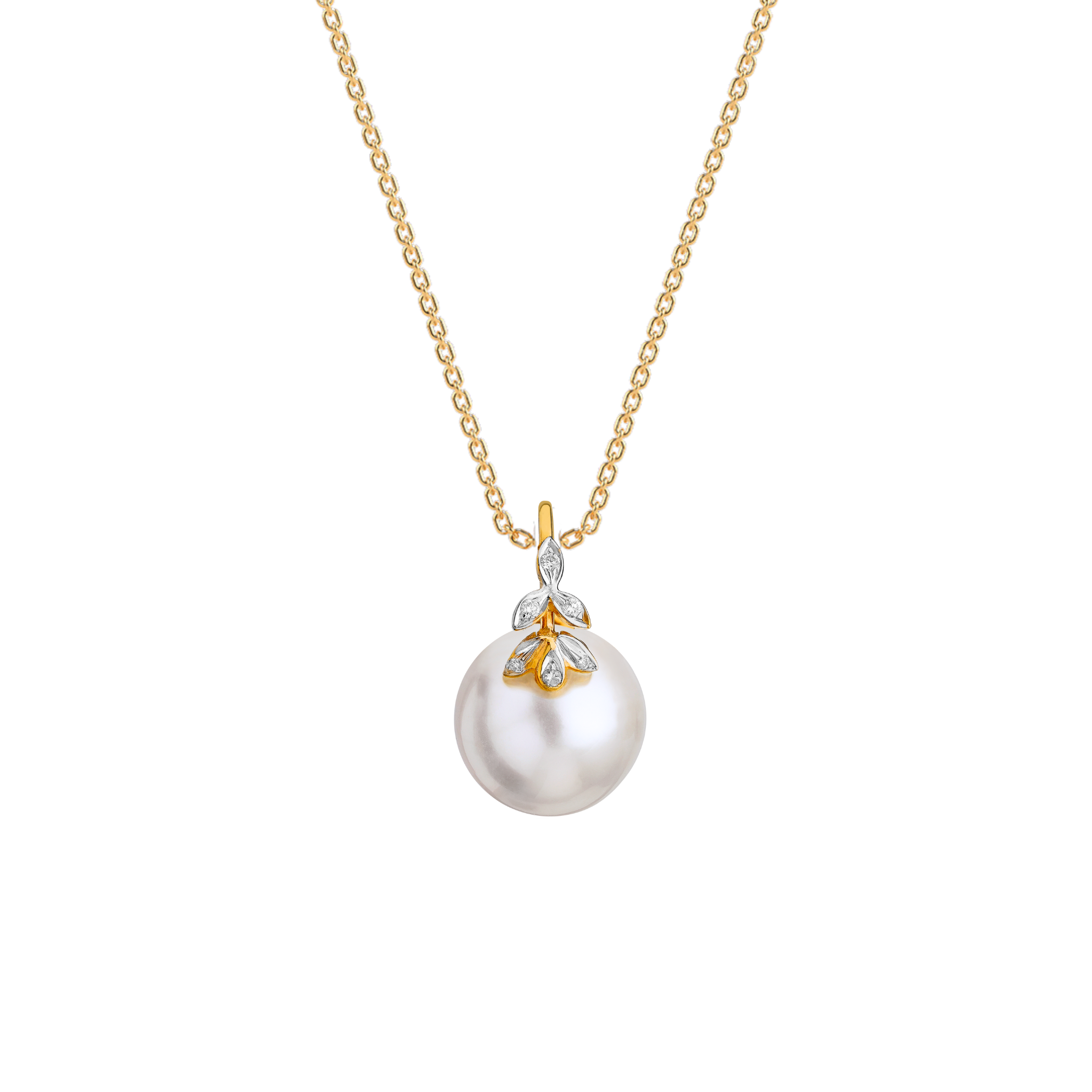 Sophie Bille Brahe - L'Eau - Pendant Necklace with Pearl, Yellow Gold – AF  Jewelers